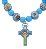 Pulseira de Elástico com Medalhas de Santos Variados - Imagem 2