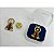 Broche Nossa Senhora Aparecida Luxo - Resplendor Cravejado Dourado - Imagem 2