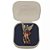 Broche São Miguel Arcanjo Luxo - Metal Dourado e Imagem Colorida - Imagem 1