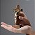 Crucifixo de Madeira Tradicional com Medalha de São Bento – 12cm - Imagem 2