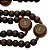 TERÇO INTERCESSOR DE SÃO BENTO – MADEIRA MARROM 10MM E PAI NOSSO 20MM - Imagem 5