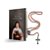 KIT TERÇO SANTA TERESINHA (ROSEGOLD 6MM) + FOLHETO ORACIONAL - Imagem 1