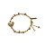 PULSEIRA MADRINHA 4MM – MADEIRA PEROLADA + METAIS DOURADOS (COM SAQUINHO) - Imagem 1