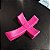 Cruz de Bolso Conforto e Fé: O Seu Refúgio de Paz na Palma da Mão - Rosa - Imagem 1
