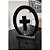 Cruz Estilizada Suspensa Design Moderno - Escultura 3D Decorativa - Imagem 5