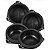 4 Aro Adaptador Closed Box Para Alto Falante Par 6 Polegadas - Imagem 1