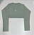 Blusa cropped curtinha manga longa - Imagem 3