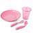 Kit Alimentação Econômico Adoleta Bebê 0985 Rosa - Imagem 1