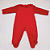Macacão Vermelho Suedine e Tricot Beth Bebê Feminino - Imagem 3