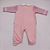 Macacão Rosa Suedine e Tricot Beth Bebê Feminino - Imagem 3