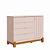 CÔMODA  LOTUS 4 GAVETAS 1 PORTA FRISO RELLER - Imagem 5