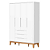 GUARDA ROUPA BOOM CLASSIC 4 PORTAS RELLER - Imagem 1