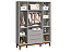 Guarda-Roupa Elfe Classic com 4 Portas e 3 Gavetas - Imagem 2