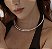 Choker Aro Torcido Banho Ouro 18 k - Imagem 1