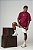 CAMISA STREETWEAR BURGUNDY BASIC ATBS® LOGO BORDADA - Imagem 3