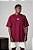 CAMISA STREETWEAR BURGUNDY BASIC ATBS® LOGO BORDADA - Imagem 2