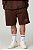BERMUDA STREETWEAR MOLETOM ATBS® - BROWN - Imagem 1