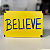 Placa Decorativa Believe Ted Lasso - Imagem 1