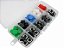 Kit 25un - Push Button 12x12 com Capas Coloridas + estojo - Imagem 3