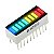 Barra  gráfica  luminosa 10 LEDs RGB - Imagem 2