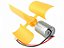 Mini gerador eólico (kit motor e pas) - 5.5V-100mA - Imagem 2