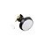 Botão arcade fliperama iluminado 60mm - branco - Imagem 2