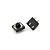 Botão tactil grande 12x12x7.3mm - com furo - Imagem 2