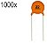Capacitor ceramico 22pf 50v - pacote com 1000 peças - Imagem 1