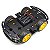 Kit chassi com 4 rodas 4wd - preto - Imagem 1