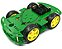 Kit chassi com 4 rodas 4wd - verde - Imagem 1