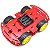 Kit chassi com 4 rodas 4wd - vermelho - Imagem 1