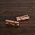 10 Mini Prendedores Rose - Imagem 1