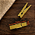 10 Mini Prendedores Gold - Imagem 3