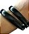 Kit de Braceletes em Acrílico Preto - Imagem 1