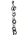 Pulseira em Ródio Negro de Argolas - Imagem 4