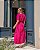 Vestido Viscose midi acinturado Rosa, leve e solto Sofia - Imagem 7