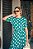 Vestido Midi Verde Bandeira em Viscose Poá Leve, Solto e com caimento Impecável - Imagem 6