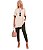 Conjunto em Viscolycra Verde e Nude Calça e Blusa Elisa - Imagem 1