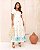 Vestido em Viscose Longo Nude Floral Helena - Imagem 8