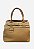 Bolsa Estruturada Tote Nude com Chaveiro e Fivela 100% Couro Carla - Imagem 8