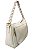 Bolsa Estruturada Off White com alça trançada 100% Couro Alice - Imagem 1