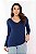 Blusa Manga Longa Viscolycra com Decote em V - Imagem 4