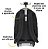 Mochila de Rodas Crinkle Up4You Preta com Chaveiro - Imagem 2
