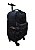Mochila com Rodinha 360° Crinkle Juvenil Preta Luxcel MC51699YN - Imagem 2