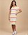 Vestido Curto Gola Polo Listrado Leandra - Imagem 3