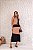 Vestido em Viscolycra Longo Regata Bicolor Tatiane - Imagem 6