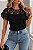 Blusa bordada com renda na gola e mangas Sophia - Imagem 2