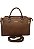 Bolsa Estruturada Tote Caramelo 100% Couro Amanda - Imagem 4