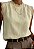 Blusa detalhe em renda nas mangas e gola - Imagem 1