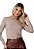 Blusa Manga Longa com Decote Redondo - Imagem 1